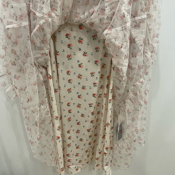 Needle &Thread BIJOU ROSE LONG SLEEVE BALLERINA DRESS - Picture 6 of 8